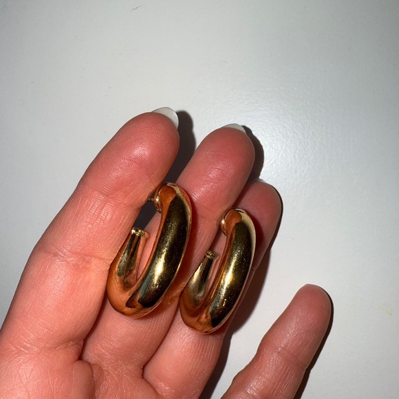 Rabanne Link Hoop Earrings - Picture 2 of 5